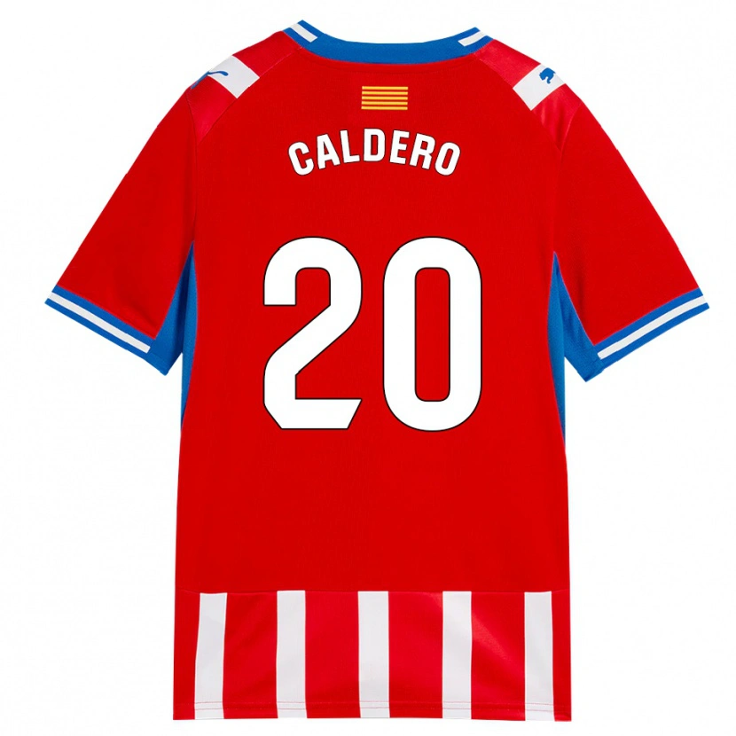 Danxen Enfant Maillot Nil Caldero #20 Rouge Blanc Bleu Ciel Tenues Domicile 2026/27 T-Shirt