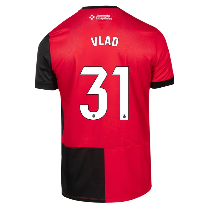 Danxen Enfant Maillot Rares Vlad #31 Noir Rouge Blanc Tenues Domicile 2026/27 T-Shirt