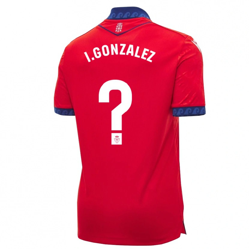 Danxen Enfant Maillot Iker González #0 Rouge Bleu Marine Blanc Tenues Domicile 2026/27 T-Shirt