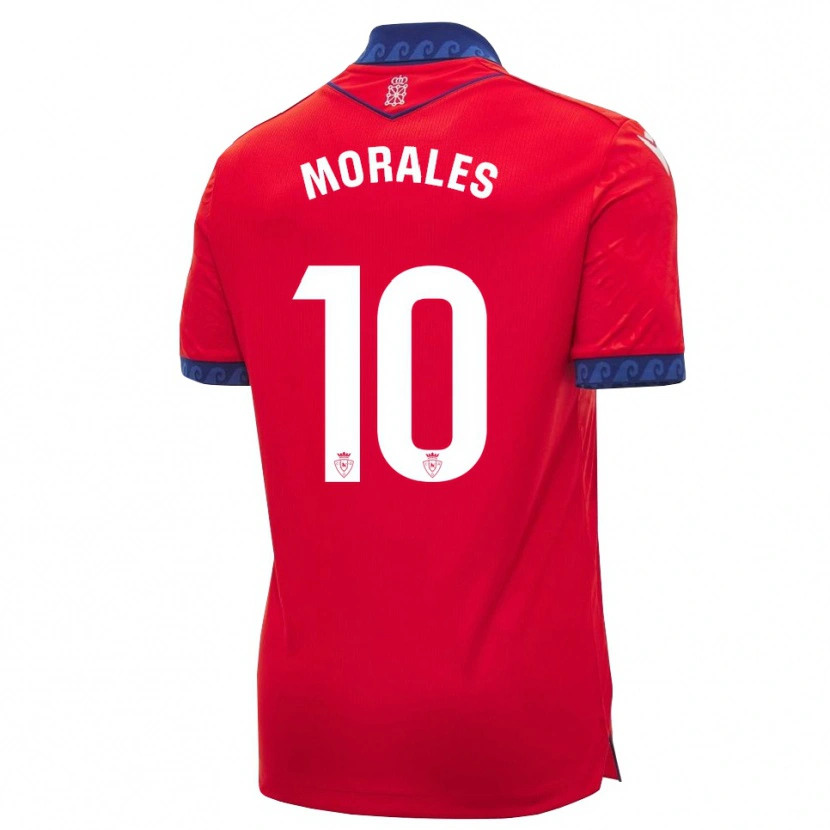 Danxen Enfant Maillot Anai Morales #10 Rouge Bleu Marine Blanc Tenues Domicile 2026/27 T-Shirt