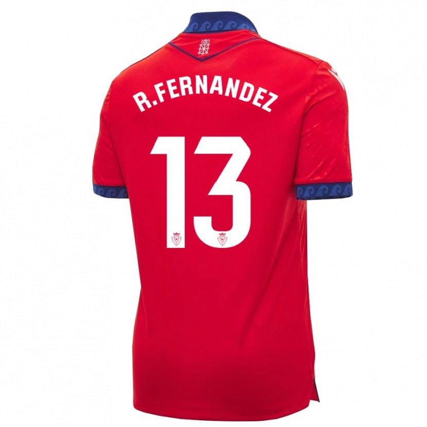 Danxen Enfant Maillot Rafa Fernández #13 Rouge Bleu Marine Blanc Tenues Domicile 2026/27 T-Shirt