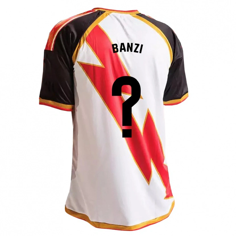 Danxen Enfant Maillot Cedrick Banzi #0 Noir Rouge Blanc Or Tenues Domicile 2026/27 T-Shirt