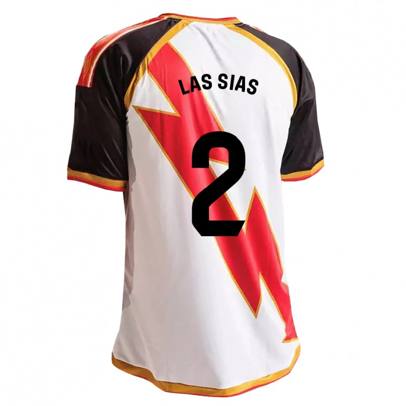 Danxen Enfant Maillot Marco De Las Sías #2 Noir Rouge Blanc Or Tenues Domicile 2026/27 T-Shirt