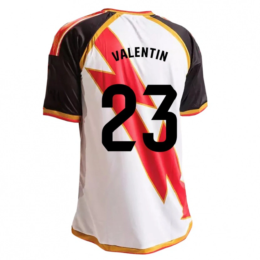 Danxen Enfant Maillot Óscar Valentín #23 Noir Rouge Blanc Or Tenues Domicile 2026/27 T-Shirt