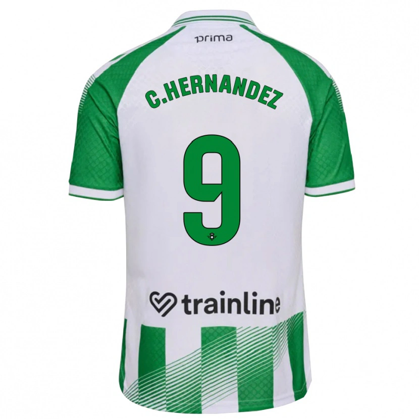 Danxen Enfant Maillot Cucho Hernández #9 Vert Clair Noir Blanc Tenues Domicile 2026/27 T-Shirt