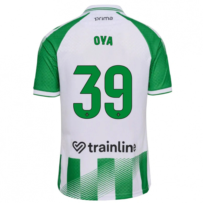 Danxen Enfant Maillot Rafa Oya #39 Vert Clair Noir Blanc Tenues Domicile 2026/27 T-Shirt
