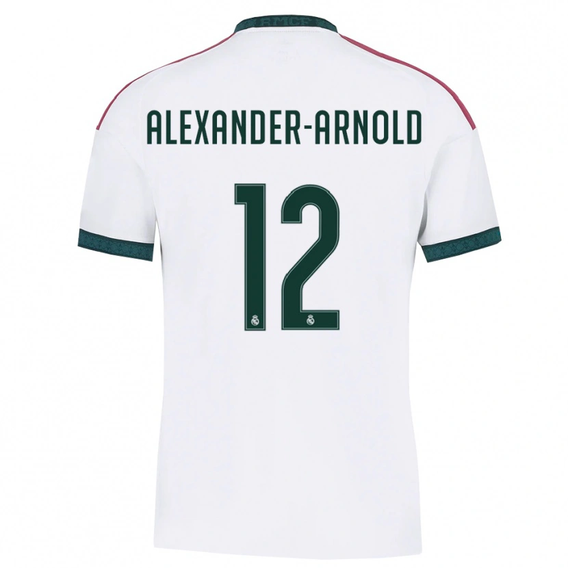Danxen Enfant Maillot Trent Alexander-Arnold #12 Vert Foncé Blanc Rouge Tenues Domicile 2026/27 T-Shirt