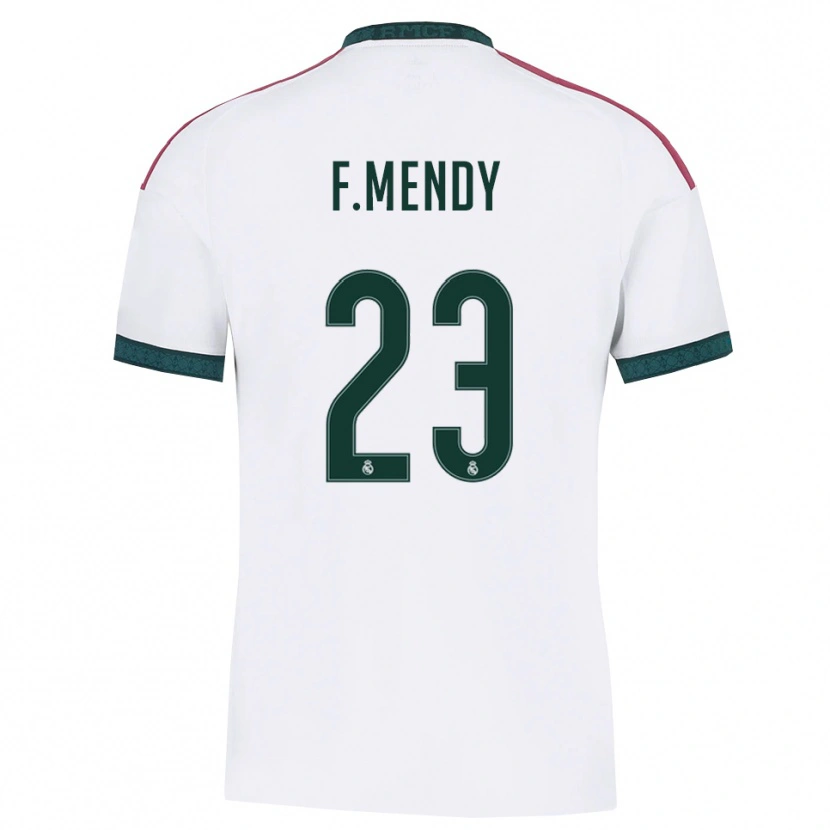 Danxen Enfant Maillot Ferland Mendy #23 Vert Foncé Blanc Rouge Tenues Domicile 2026/27 T-Shirt