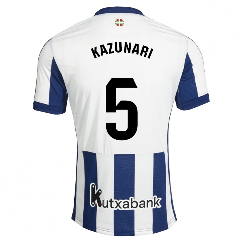 Danxen Enfant Maillot Kazunari Kita #5 Bleu Marine Blanc Goldenrod Tenues Domicile 2026/27 T-Shirt