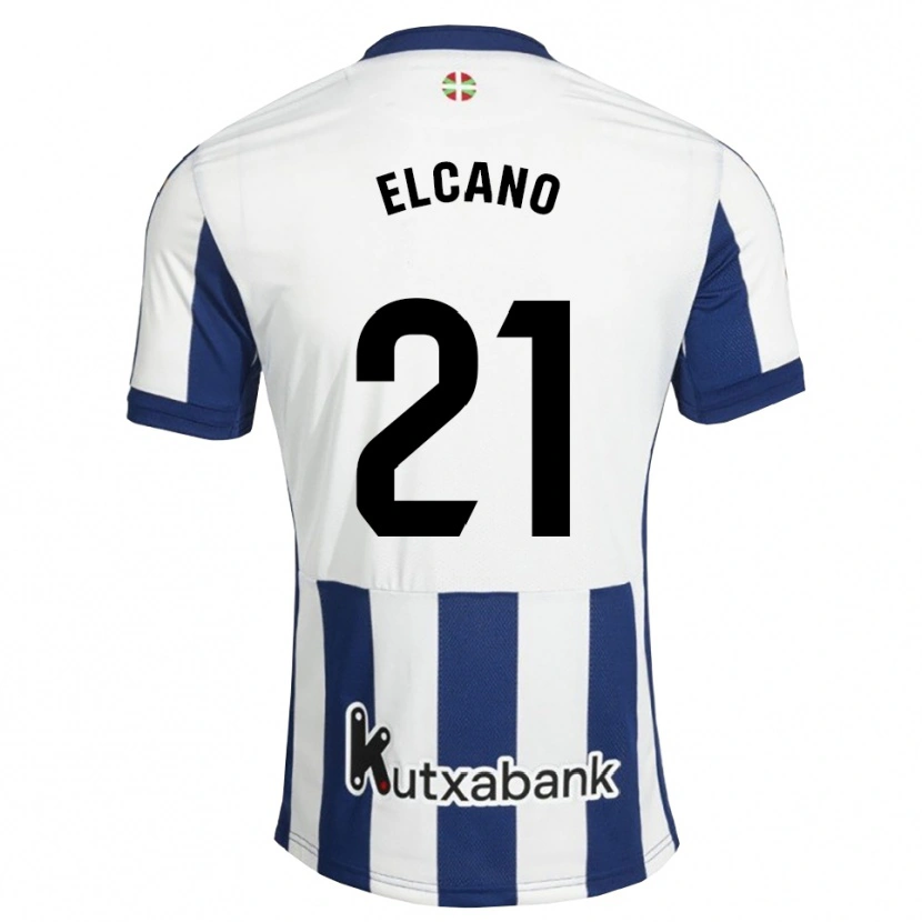 Danxen Enfant Maillot Markel Elcano #21 Bleu Marine Blanc Goldenrod Tenues Domicile 2026/27 T-Shirt