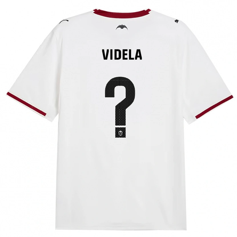Danxen Enfant Maillot Liam Videla #0 Noir Blanc Rouge Jaune Tenues Domicile 2026/27 T-Shirt