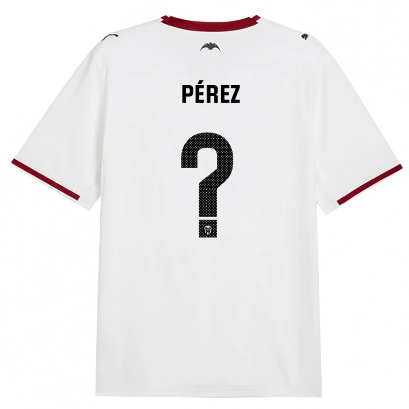 Danxen Enfant Maillot Ricar Pérez #0 Noir Blanc Rouge Jaune Tenues Domicile 2026/27 T-Shirt