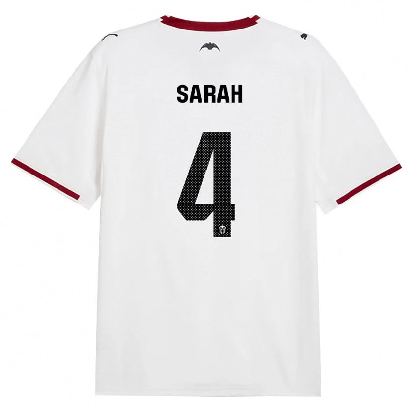 Danxen Enfant Maillot Sarah Hagg #4 Noir Blanc Rouge Jaune Tenues Domicile 2026/27 T-Shirt