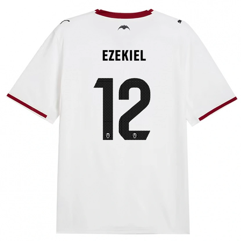 Danxen Enfant Maillot Ezekiel Montunrayo #12 Noir Blanc Rouge Jaune Tenues Domicile 2026/27 T-Shirt