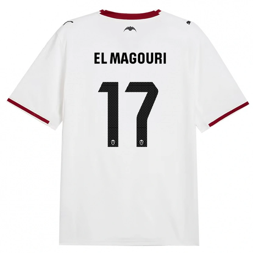 Danxen Enfant Maillot Anas El Magouri #17 Noir Blanc Rouge Jaune Tenues Domicile 2026/27 T-Shirt