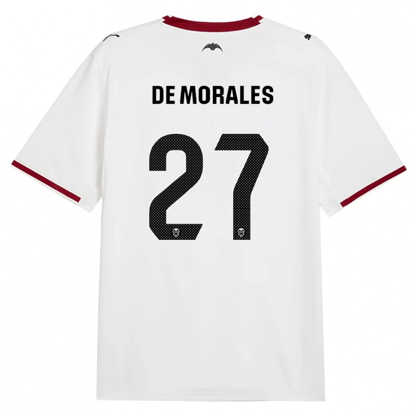 Danxen Enfant Maillot Rubén Muñoz De Morales #27 Noir Blanc Rouge Jaune Tenues Domicile 2026/27 T-Shirt