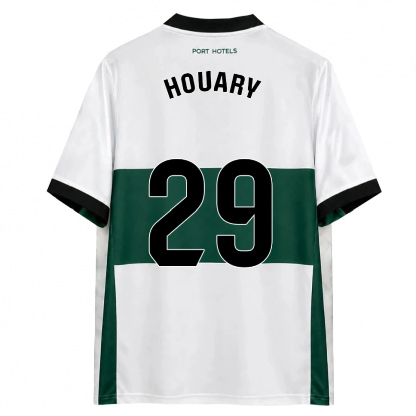 Danxen Enfant Maillot Ali Houary #29 Vert Blanc Rouge Tenues Domicile 2026/27 T-Shirt