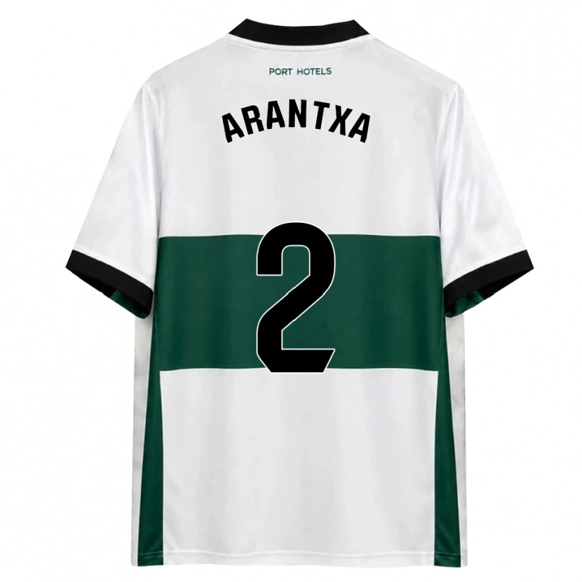 Danxen Enfant Maillot Arantxa Perez Ochando #2 Vert Blanc Rouge Tenues Domicile 2026/27 T-Shirt