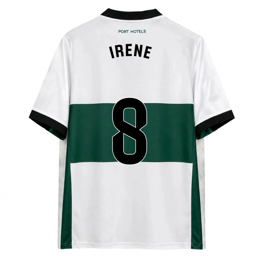 Danxen Enfant Maillot Irene Ñiguez García #8 Vert Blanc Rouge Tenues Domicile 2026/27 T-Shirt