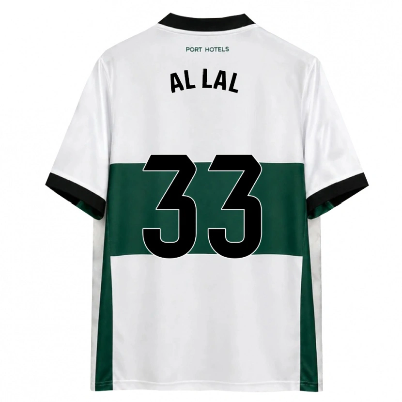 Danxen Enfant Maillot Nordin Al Lal #33 Vert Blanc Rouge Tenues Domicile 2026/27 T-Shirt