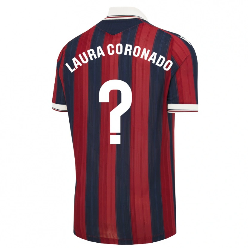 Danxen Enfant Maillot Laura Coronado Vilchez #0 Bleu Nuit Rouge Tenues Domicile 2026/27 T-Shirt