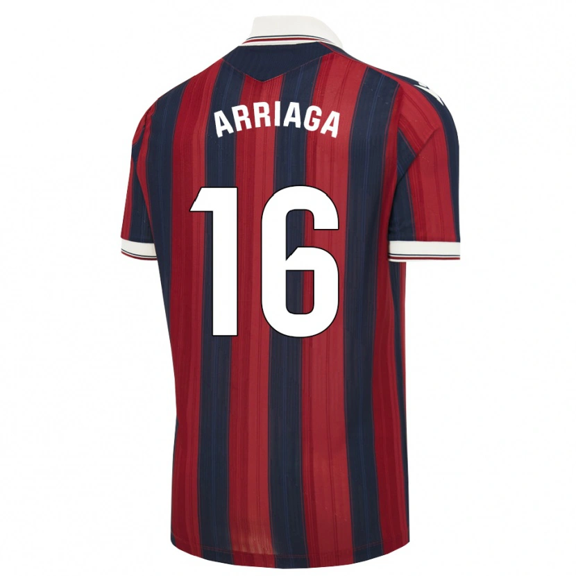 Danxen Enfant Maillot Kervin Arriaga #16 Bleu Nuit Rouge Tenues Domicile 2026/27 T-Shirt