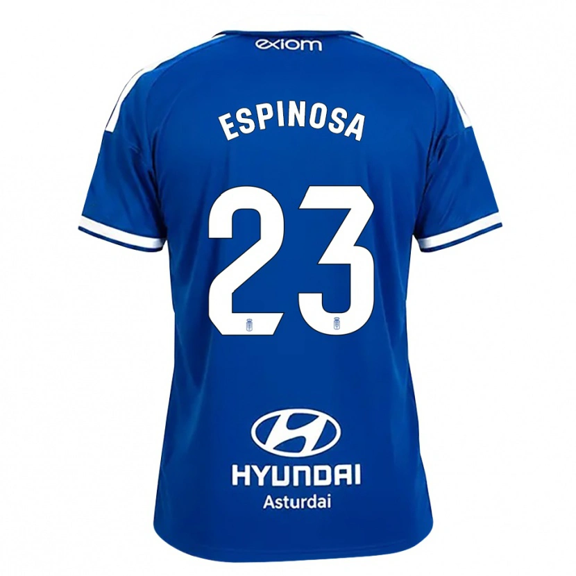 Danxen Enfant Maillot Diego Espinosa #23 Bleu Moyen Blanc Tenues Domicile 2026/27 T-Shirt