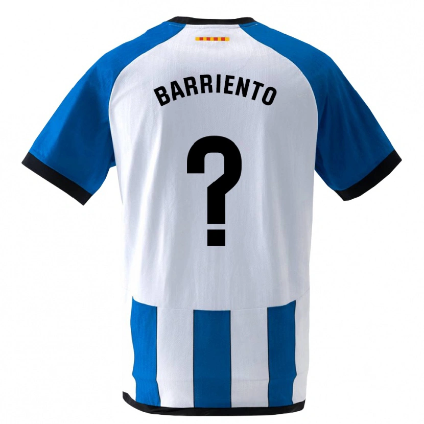 Danxen Enfant Maillot Darek Barriento #0 Bleu Royal Blanc Tenues Domicile 2026/27 T-Shirt