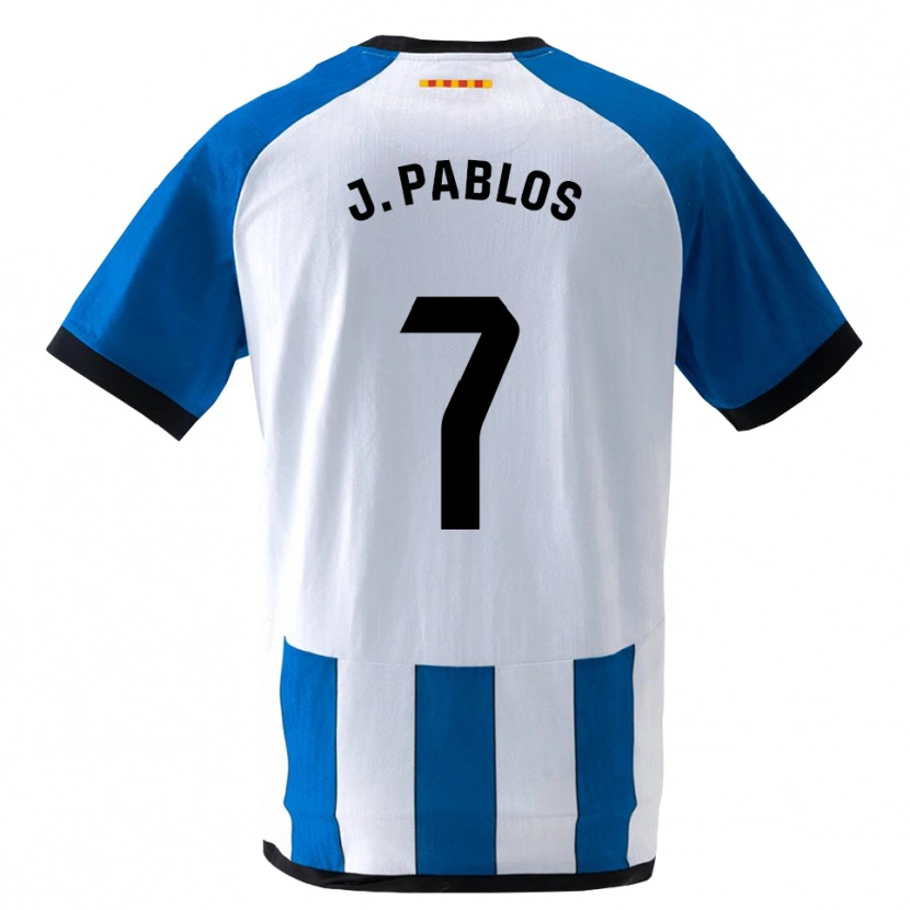 Danxen Enfant Maillot Judith Pablos Garrido #7 Bleu Royal Blanc Tenues Domicile 2026/27 T-Shirt