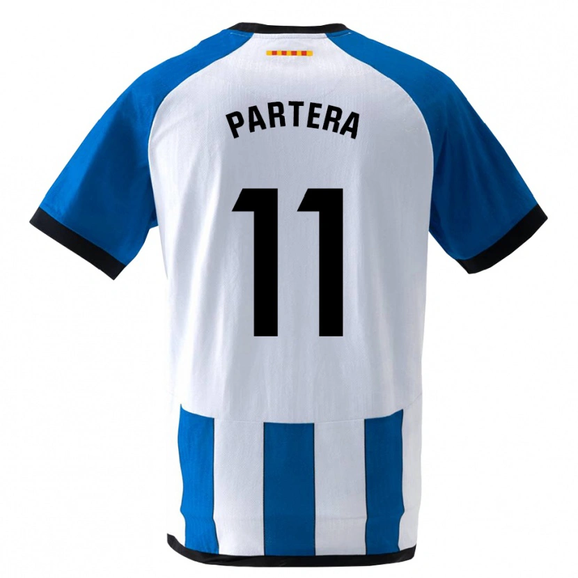 Danxen Enfant Maillot Álex Partera #11 Bleu Royal Blanc Tenues Domicile 2026/27 T-Shirt