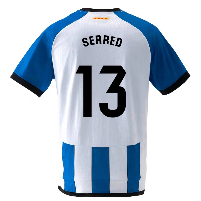 Danxen Enfant Maillot Llorenç Serred #13 Bleu Royal Blanc Tenues Domicile 2026/27 T-Shirt