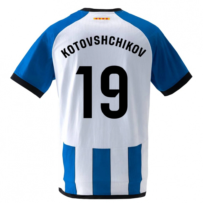 Danxen Enfant Maillot Makar Kotovshchikov #19 Bleu Royal Blanc Tenues Domicile 2026/27 T-Shirt