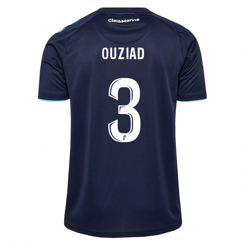 Danxen Enfant Maillot Djibril Ouziad #3 Bleu Barbeau Bleu Nuit Tenues Domicile 2026/27 T-Shirt
