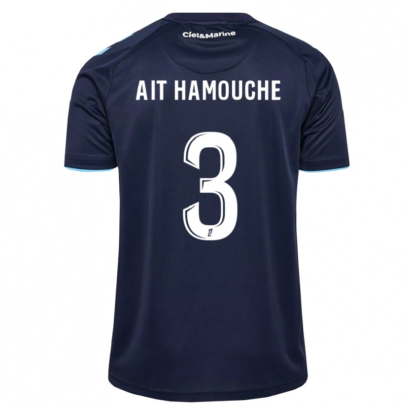 Danxen Enfant Maillot Massyl Ait Hamouche #3 Bleu Barbeau Bleu Nuit Tenues Domicile 2026/27 T-Shirt