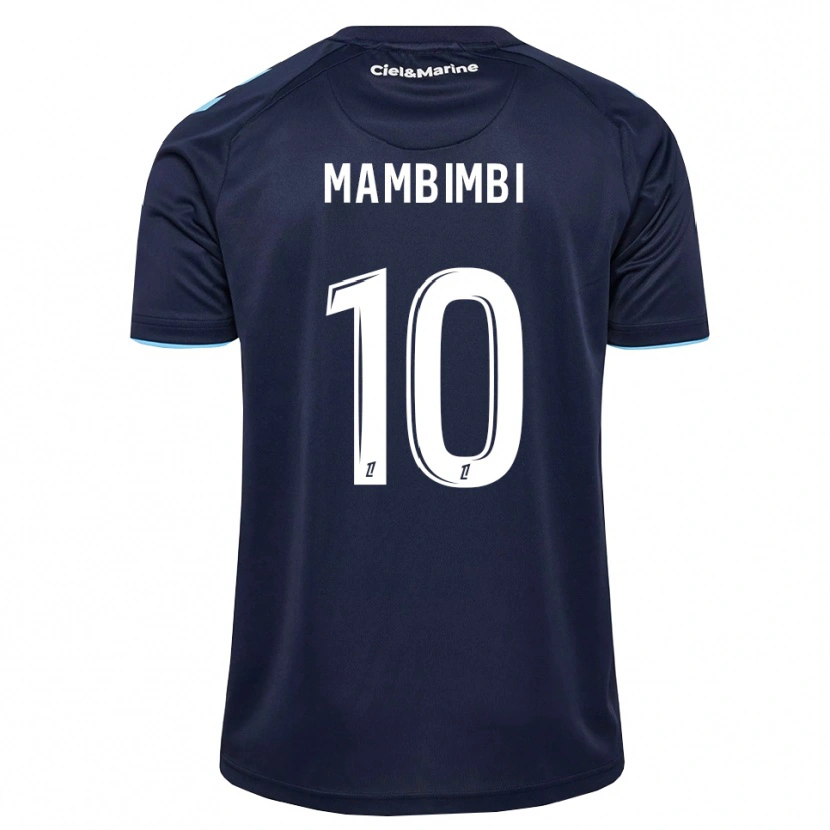 Danxen Enfant Maillot Felix Mambimbi #10 Bleu Barbeau Bleu Nuit Tenues Domicile 2026/27 T-Shirt
