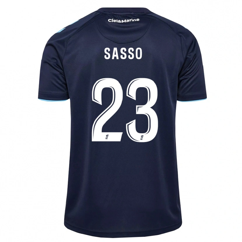 Danxen Enfant Maillot Vincent Sasso #23 Bleu Barbeau Bleu Nuit Tenues Domicile 2026/27 T-Shirt