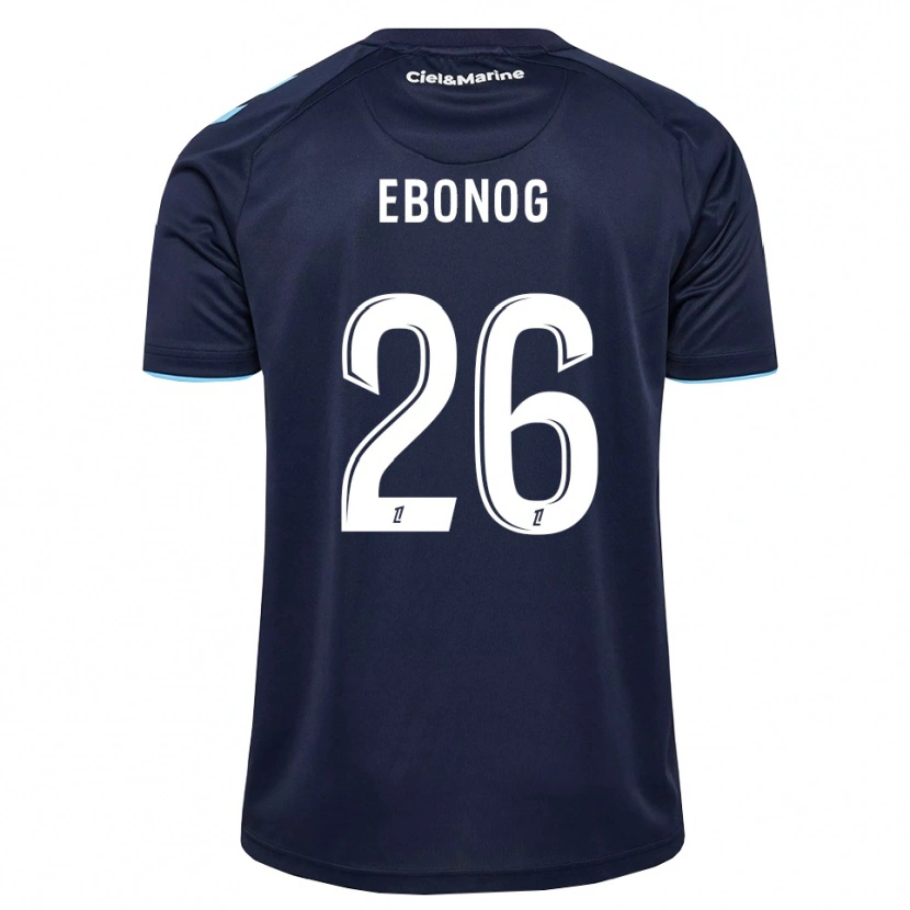 Danxen Enfant Maillot Simon Ebonog #26 Bleu Barbeau Bleu Nuit Tenues Domicile 2026/27 T-Shirt