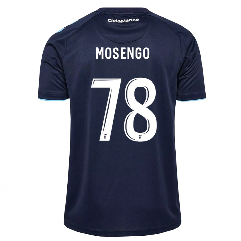 Danxen Enfant Maillot Daren Mosengo #78 Bleu Barbeau Bleu Nuit Tenues Domicile 2026/27 T-Shirt