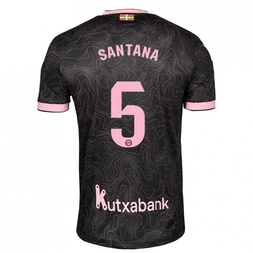 Danxen Enfant Maillot Vanesa Santana #5 Noir Rose Tenues Extérieur 2026/27 T-Shirt
