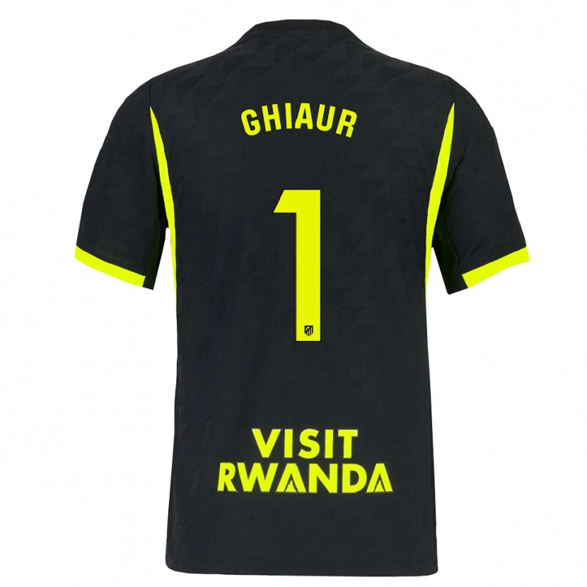 Danxen Enfant Maillot Octavian Ghiaur #1 Vert Vif Noir Tenues Extérieur 2026/27 T-Shirt