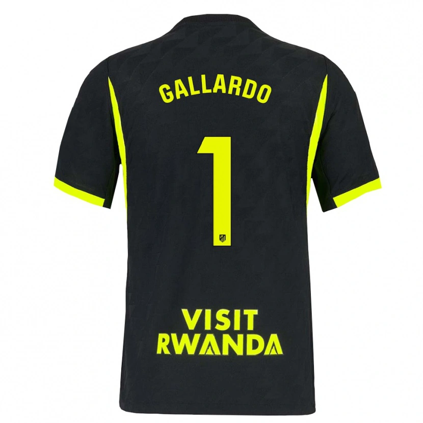 Danxen Enfant Maillot Lola Gallardo #1 Vert Vif Noir Tenues Extérieur 2026/27 T-Shirt