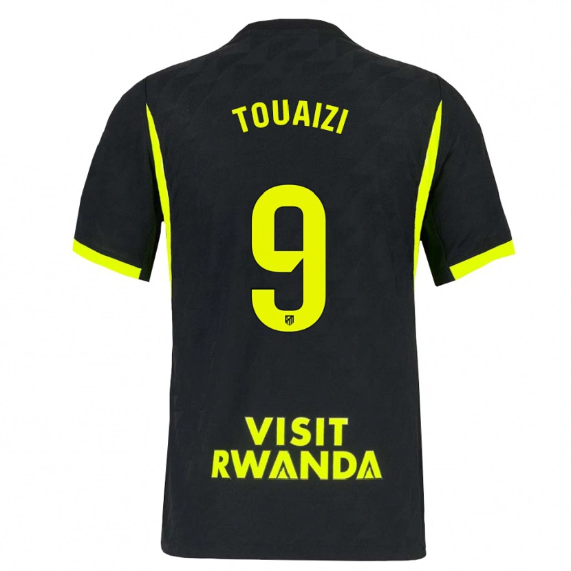 Danxen Enfant Maillot Nabil Touaizi #9 Vert Vif Noir Tenues Extérieur 2026/27 T-Shirt