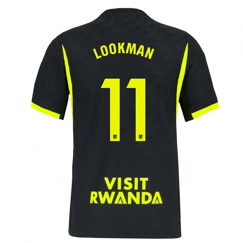 Danxen Enfant Maillot Ademola Lookman #11 Vert Vif Noir Tenues Extérieur 2026/27 T-Shirt