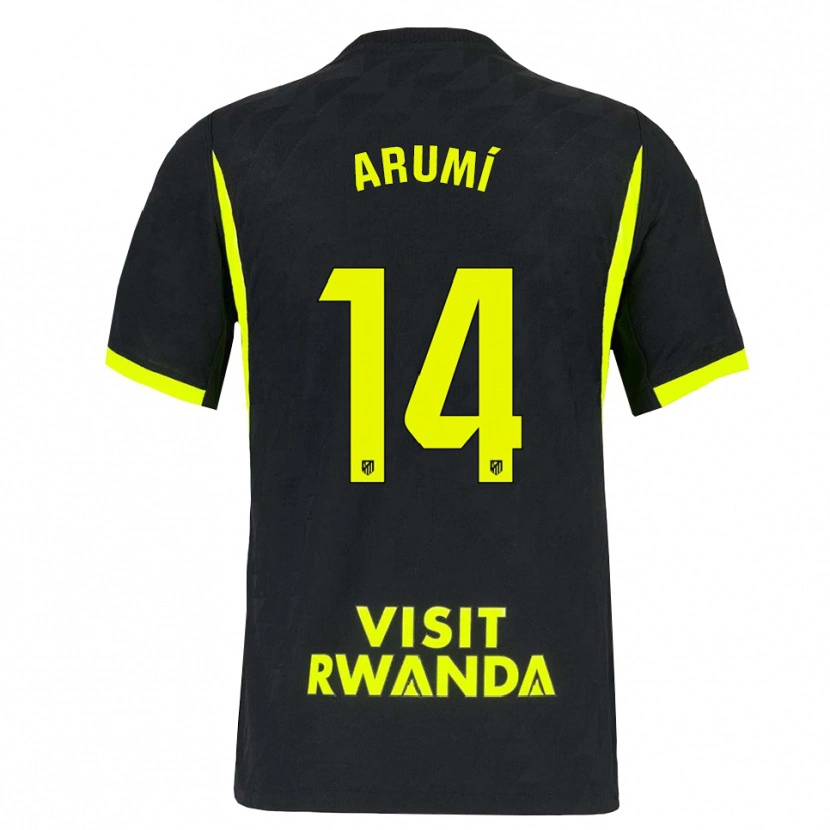 Danxen Enfant Maillot Joel Arumí #14 Vert Vif Noir Tenues Extérieur 2026/27 T-Shirt