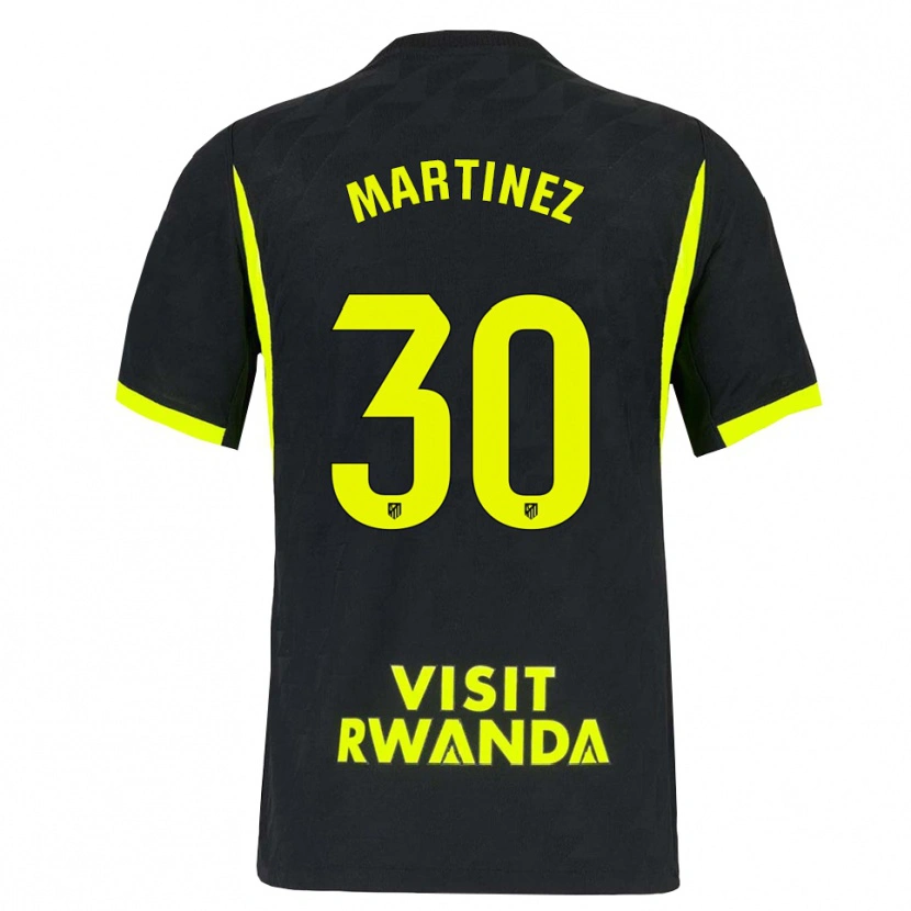 Danxen Enfant Maillot Daniel Martinez #30 Vert Vif Noir Tenues Extérieur 2026/27 T-Shirt