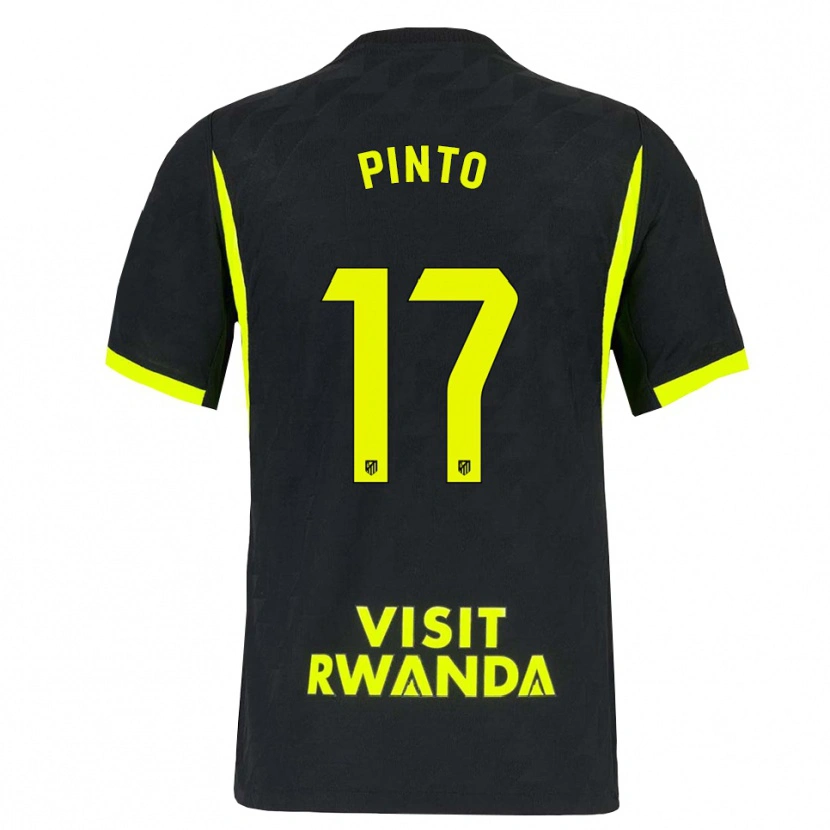 Danxen Enfant Maillot Tatiana Pinto #17 Vert Vif Noir Tenues Extérieur 2026/27 T-Shirt