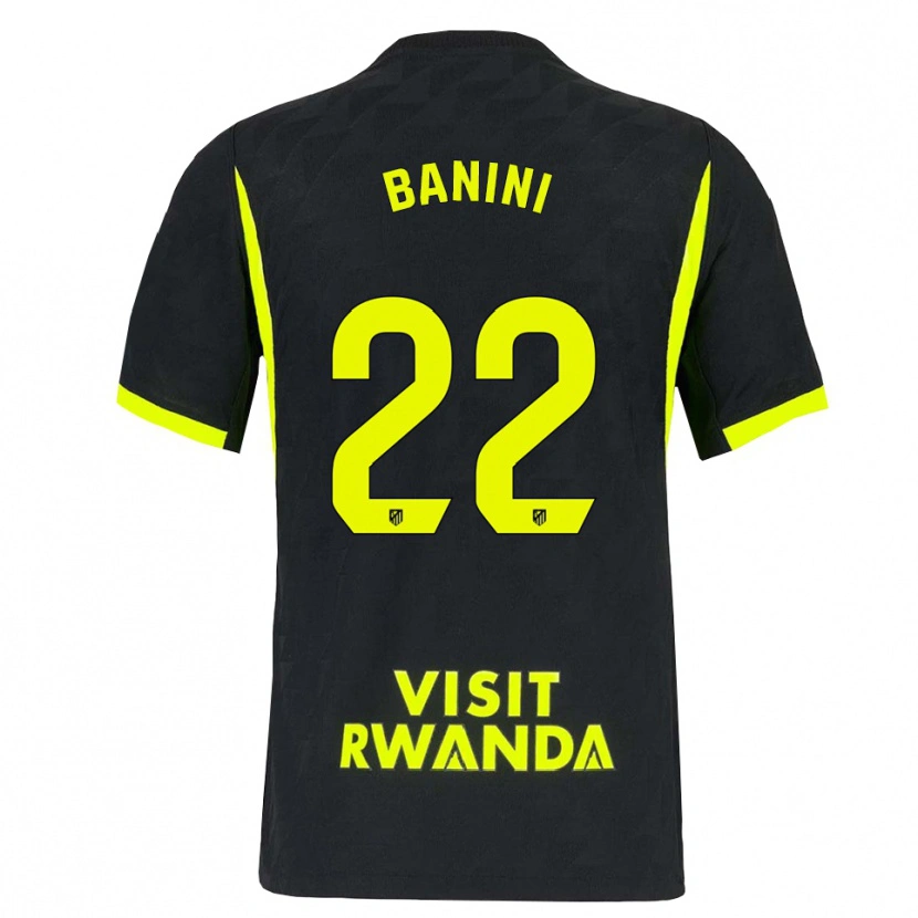 Danxen Enfant Maillot Estefania Banini #22 Vert Vif Noir Tenues Extérieur 2026/27 T-Shirt