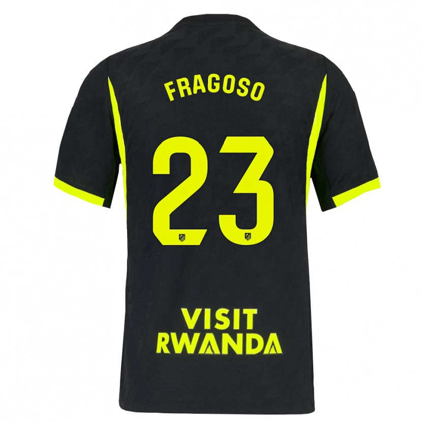 Danxen Enfant Maillot Gerard Fragoso #23 Vert Vif Noir Tenues Extérieur 2026/27 T-Shirt