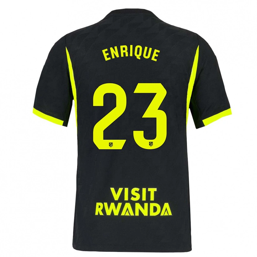 Danxen Enfant Maillot Gustavo Enrique #23 Vert Vif Noir Tenues Extérieur 2026/27 T-Shirt