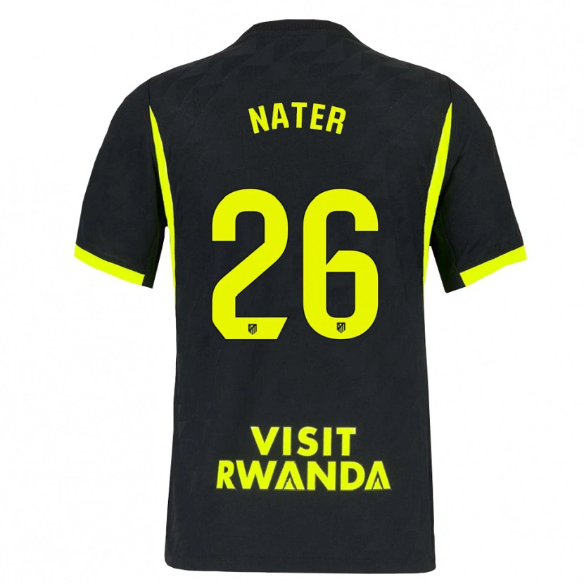 Danxen Enfant Maillot Silvano Nater #26 Vert Vif Noir Tenues Extérieur 2026/27 T-Shirt